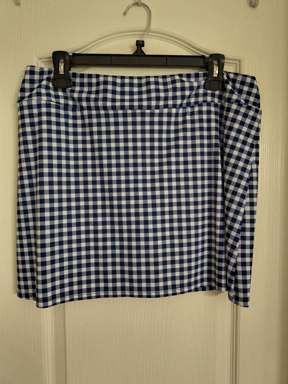 Jude Connally Blue and White Gingham Skort